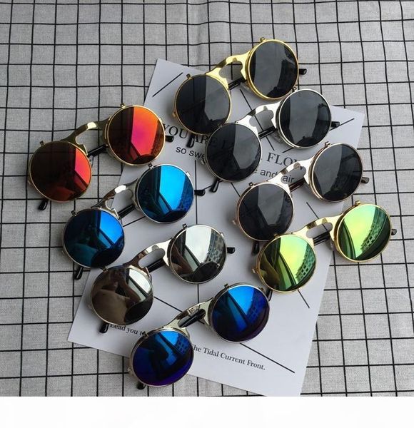 flip up steampunk sunglasses men round vintage mens sunglass fashion glasses hip hop sunglass, White;black
flip up steampunk sunglasses men round vintage mens sunglass fashion glasses hip hop sunglass, White;black