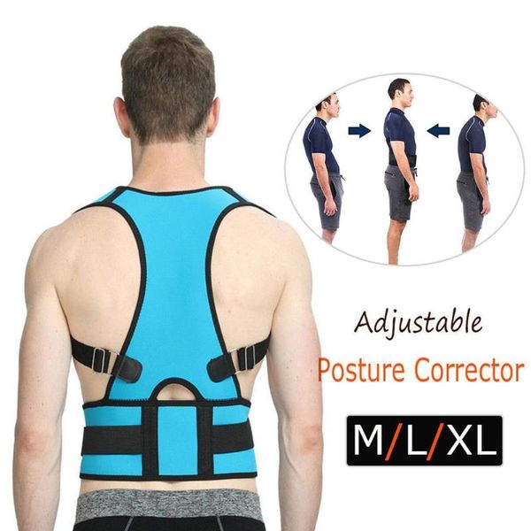 men women posture corrector back support flexible correct waist belt vest brace trainer shoulder brace spine support belt vest, Black;blue
men women posture corrector back support flexible correct waist belt vest brace trainer shoulder brace spine support belt vest, Black;blue