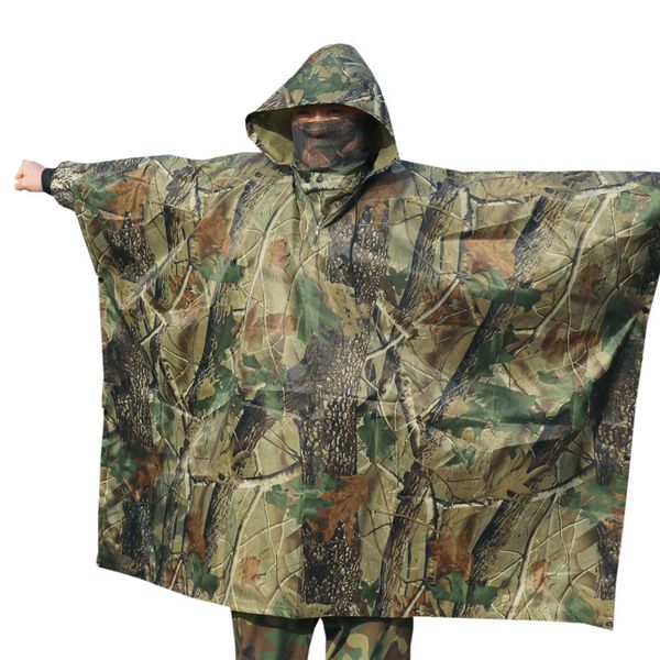 forest camouflage raincoat poncho polyester outdoor hunting waterproof cape do not glue the grass, Red;brown
forest camouflage raincoat poncho polyester outdoor hunting waterproof cape do not glue the grass, Red;brown