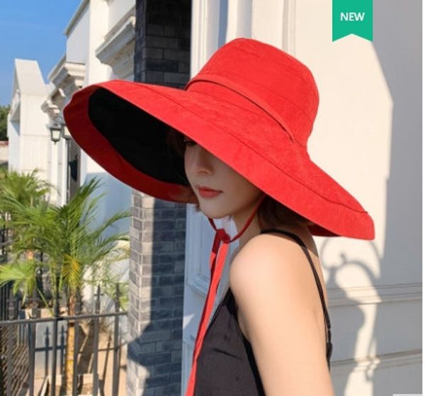 2020 sunscreen sun women's korean style all-match uv protection large eaves bucket bucket hat double-sided large edge fisherman hat, Blue;gray
2020 sunscreen sun women's korean style all-match uv protection large eaves bucket bucket hat double-sided large edge fisherman hat, Blue;gray
