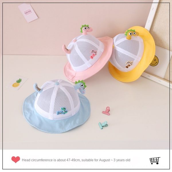 summer super cute baby bucket bucket fisherman baby breathable full mesh basin hat children cartoon dinosaur net hat, Blue;gray
summer super cute baby bucket bucket fisherman baby breathable full mesh basin hat children cartoon dinosaur net hat, Blue;gray