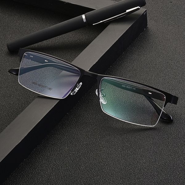 new fashion steel myopia myopia glasses frame business casual men's metal glasses frame 1033, Silver
new fashion steel myopia myopia glasses frame business casual men's metal glasses frame 1033, Silver