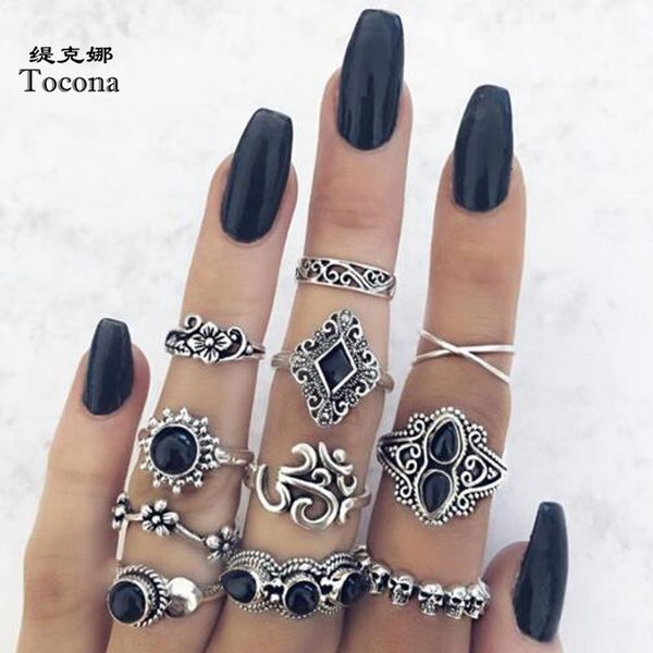 11pcs / наборы vintage черный rhinestone серебряные кольца цвета вырезают цветы геометрическая boho ювелирные изделия для женщин обручальное, Golden;silver
11pcs / наборы vintage черный rhinestone серебряные кольца цвета вырезают цветы геометрическая boho ювелирные изделия для женщин обручальное, Golden;silver
