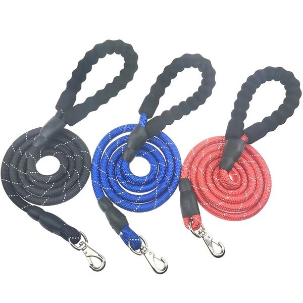 2020 pet supplies reflective nylon round leash dog leash dog leash comfortable handle medium sized dogs
2020 pet supplies reflective nylon round leash dog leash dog leash comfortable handle medium sized dogs