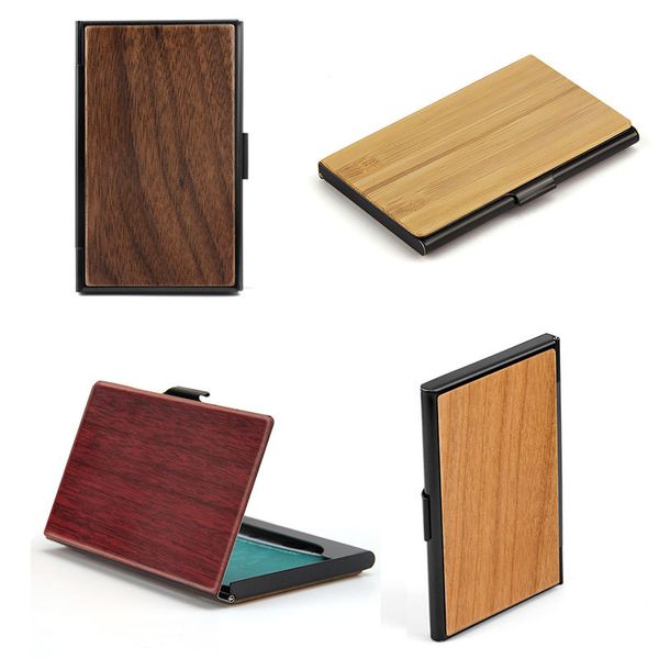 new fashion designer ultra thin stainless steel nature wood business credit card holder promotional gift 50 cards, Brown;gray
new fashion designer ultra thin stainless steel nature wood business credit card holder promotional gift 50 cards, Brown;gray