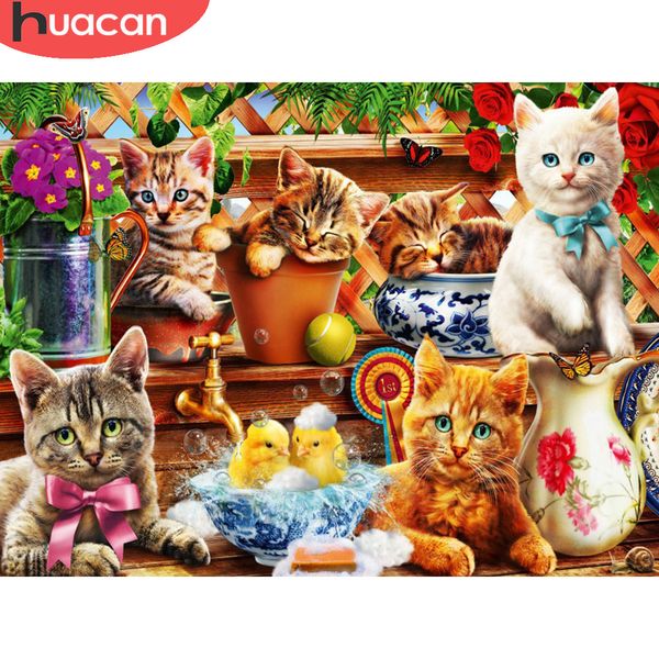 huacan diy diamond embroidery 5d cat diamond painting animal home decoration mosaic handmade gift diamond art
huacan diy diamond embroidery 5d cat diamond painting animal home decoration mosaic handmade gift diamond art