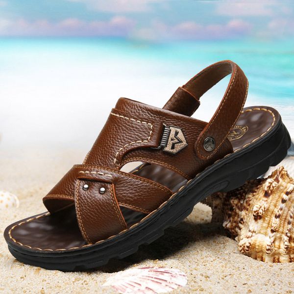 sandals eli gedi 2021 summer layer beach shoes men's casual and slippers youth leather fashion tide, Black
sandals eli gedi 2021 summer layer beach shoes men's casual and slippers youth leather fashion tide, Black