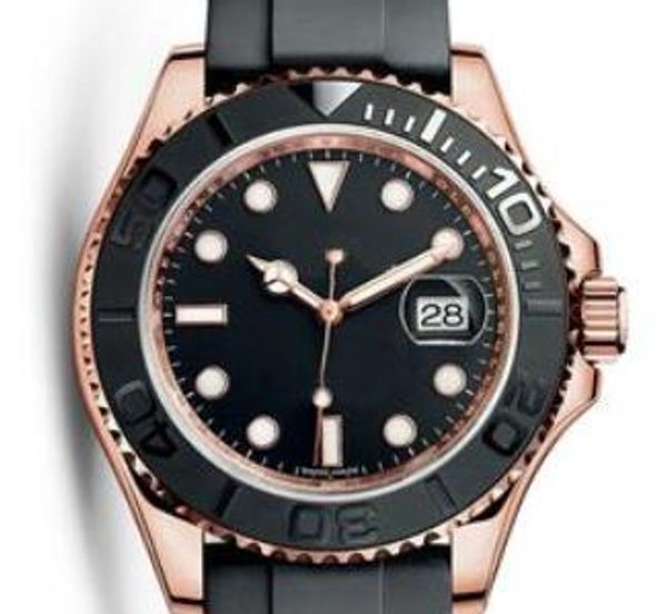 2020 new rose gold rubber watch bracelet fashion 40mm ceramic bezel mens watch automatic self-wind luxury watches classic king wristwatch, Slivery;brown
2020 new rose gold rubber watch bracelet fashion 40mm ceramic bezel mens watch automatic self-wind luxury watches classic king wristwatch, Slivery;brown