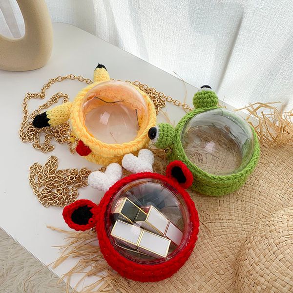 cute handbag messenger bag lady lock transparent bag acrylic cloth thread hand woven chain skewed shoulder
cute handbag messenger bag lady lock transparent bag acrylic cloth thread hand woven chain skewed shoulder