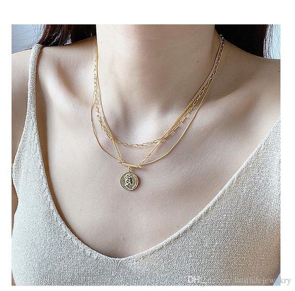 light luxury designer jewelry women necklaces s925 pure silver queen's head round tag multi-layer necklace female clavicle chain fashio
light luxury designer jewelry women necklaces s925 pure silver queen's head round tag multi-layer necklace female clavicle chain fashio