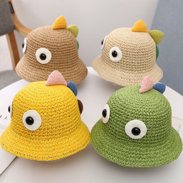 children's new cartoon dinosaur sun straw straw boys and girls outdoor beach hat sun hat, Yellow
children's new cartoon dinosaur sun straw straw boys and girls outdoor beach hat sun hat, Yellow