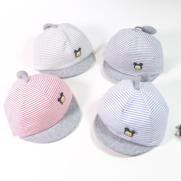new cartoon striped hat fetal baby baby soft eaves cotton cap newborn cute short eaves tire cap fashion, Blue;gray
new cartoon striped hat fetal baby baby soft eaves cotton cap newborn cute short eaves tire cap fashion, Blue;gray