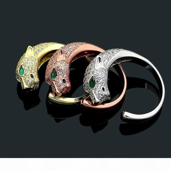leopard full diamond open ring classic leopard head diamond couple ring fashion jewelry gift, Golden;silver
leopard full diamond open ring classic leopard head diamond couple ring fashion jewelry gift, Golden;silver