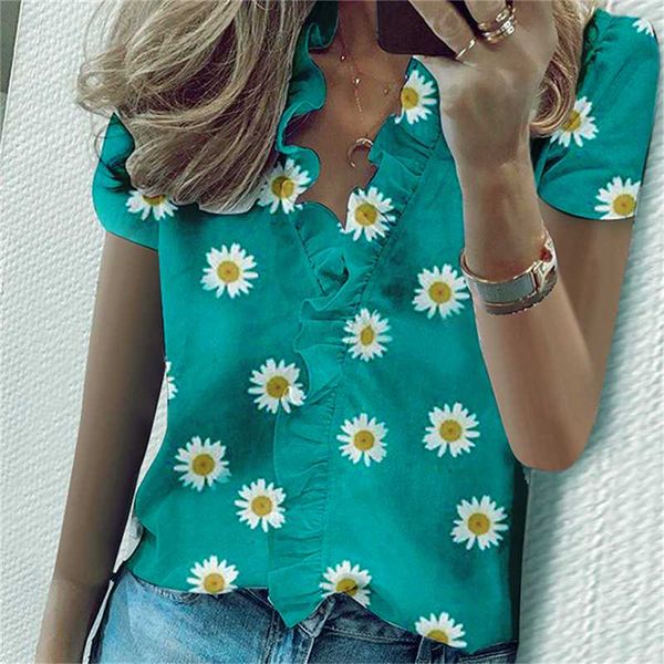 элегантный daisy ананас печать блуза рубашки офис леди 2020 весна лето рябить женщины блузы sexy v-образным вырезом с коротким рукавом топы, White
элегантный daisy ананас печать блуза рубашки офис леди 2020 весна лето рябить женщины блузы sexy v-образным вырезом с коротким рукавом топы, White