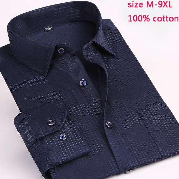 new arrival fashion striped men long sleeve spring extra large 100%cotton casual shirts plus size mlxl2xl-8xl 9xl, White;black
new arrival fashion striped men long sleeve spring extra large 100%cotton casual shirts plus size mlxl2xl-8xl 9xl, White;black