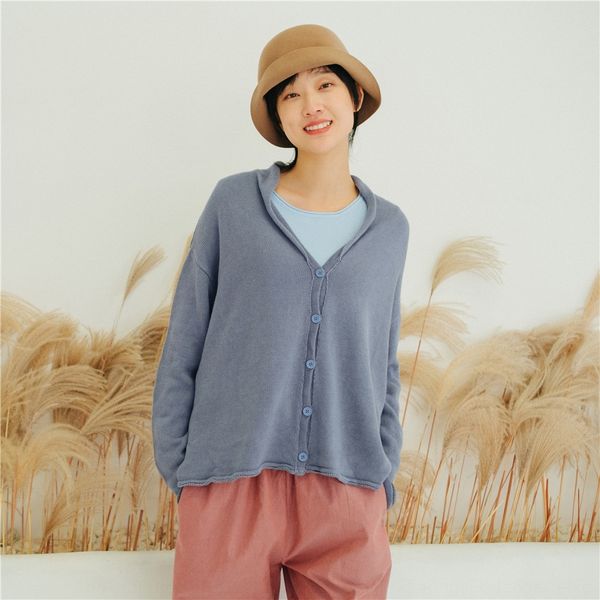 2019 one old warm sweater artistic pink linen cotton thick loose warm knitted cardigan sweater for women, White;black
2019 one old warm sweater artistic pink linen cotton thick loose warm knitted cardigan sweater for women, White;black