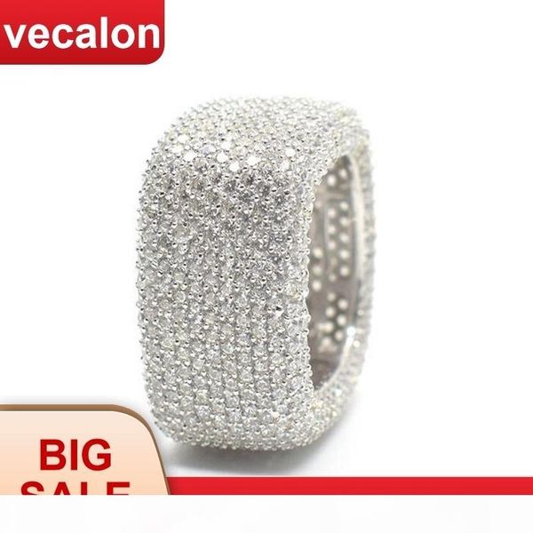 vecalon luxury promise ring 925 sterling silver micro pave 450pcs zircon cz engagement wedding band rings for women men jewelry j190704, Slivery;golden
vecalon luxury promise ring 925 sterling silver micro pave 450pcs zircon cz engagement wedding band rings for women men jewelry j190704, Slivery;golden