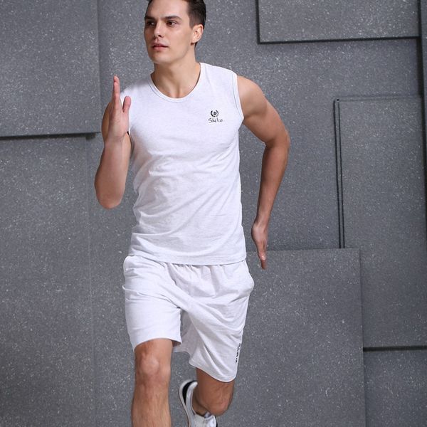 men's sleepwear men summer modal cotton mercerized super cool epoxy tracksuit wishoulder vest carapace shorts set home wear, Black;brown
men's sleepwear men summer modal cotton mercerized super cool epoxy tracksuit wishoulder vest carapace shorts set home wear, Black;brown