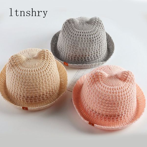 children's summer cat ears sunshade hat breathable boys pots kids hats flanging baby foldable sun protection 5-8 old, Blue;gray
children's summer cat ears sunshade hat breathable boys pots kids hats flanging baby foldable sun protection 5-8 old, Blue;gray
