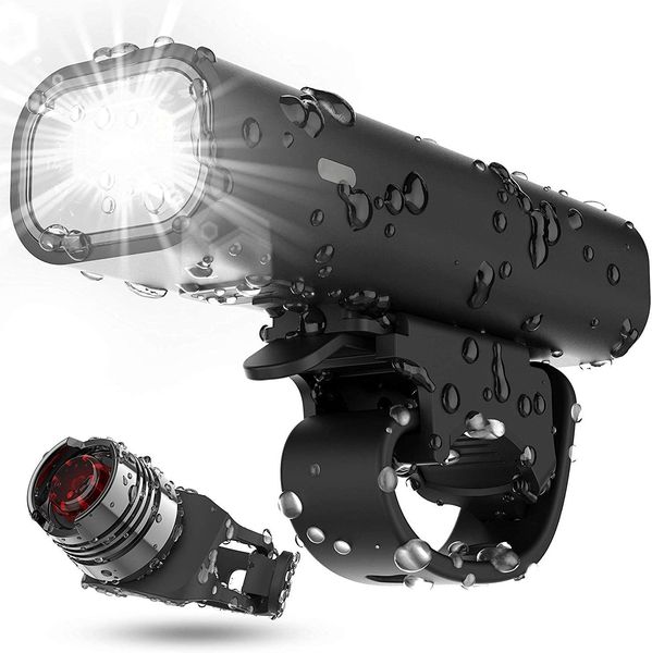 updated version bike light set usb rechargeable waterproof runtime 8+ hours 400 lumen super bright headlight front lights and back
updated version bike light set usb rechargeable waterproof runtime 8+ hours 400 lumen super bright headlight front lights and back