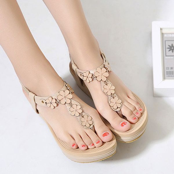 fashion women shoes sandals bohemian platform wedges open toe flip flops ladies shoes ready stock, Black
fashion women shoes sandals bohemian platform wedges open toe flip flops ladies shoes ready stock, Black