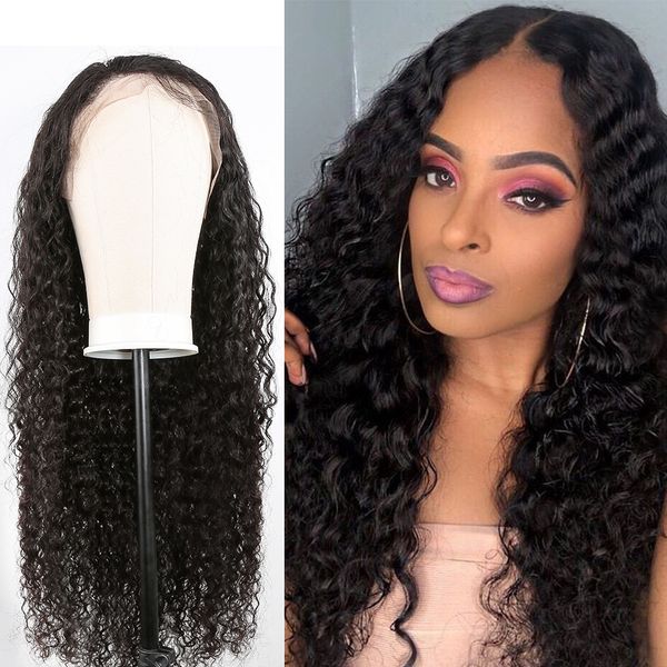 13x6 lace front human hair wigs 150% remy hair afro curly malaysian deep water wave long frontal wig for black women, Black;brown
13x6 lace front human hair wigs 150% remy hair afro curly malaysian deep water wave long frontal wig for black women, Black;brown