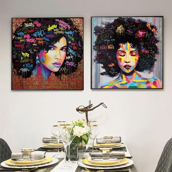 modern pop art canvas painting fashion explosive afro hairstyle african woman posters prints wall art pictures for living room home decor
modern pop art canvas painting fashion explosive afro hairstyle african woman posters prints wall art pictures for living room home decor