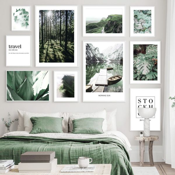 green nature art forest lake boat quotes wall art canvas painting nordic posters and prints wall picturs for living room decor
green nature art forest lake boat quotes wall art canvas painting nordic posters and prints wall picturs for living room decor