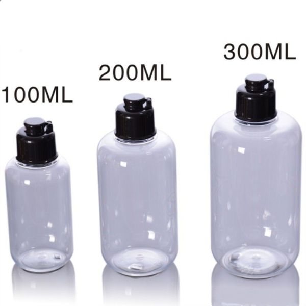 1pc 100/200/300ml container transparent bottle emulsion pump black flip refillable bottles space shampoo lotion cosmetics empty
1pc 100/200/300ml container transparent bottle emulsion pump black flip refillable bottles space shampoo lotion cosmetics empty