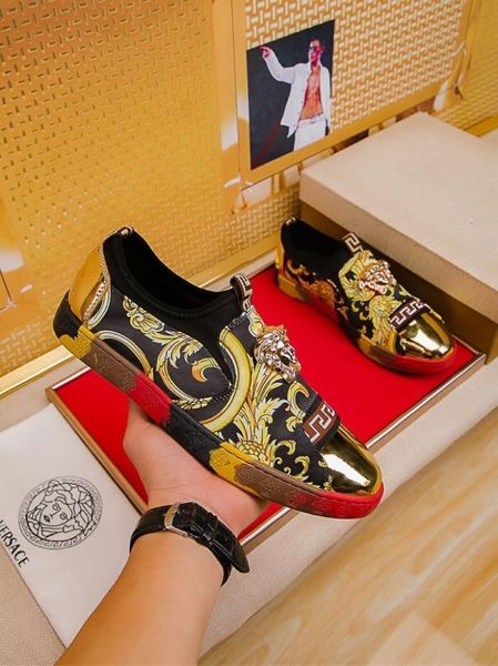 2020y luxury limited edition medusa print casual casual sneakers, fashionable wild outdoor men's shoes, size: 38-45, Black
2020y luxury limited edition medusa print casual casual sneakers, fashionable wild outdoor men's shoes, size: 38-45, Black