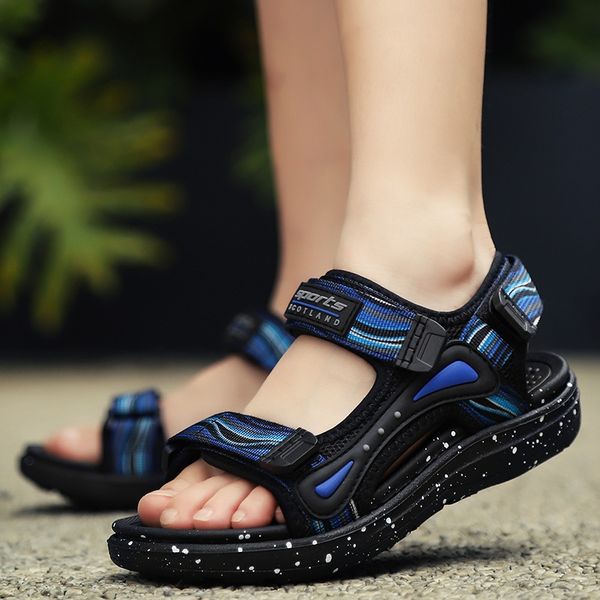 boys' 2020 new medium and large korean boys' sandals students' soft bottom sandals children's shoes children's shoe, Black;red
boys' 2020 new medium and large korean boys' sandals students' soft bottom sandals children's shoes children's shoe, Black;red