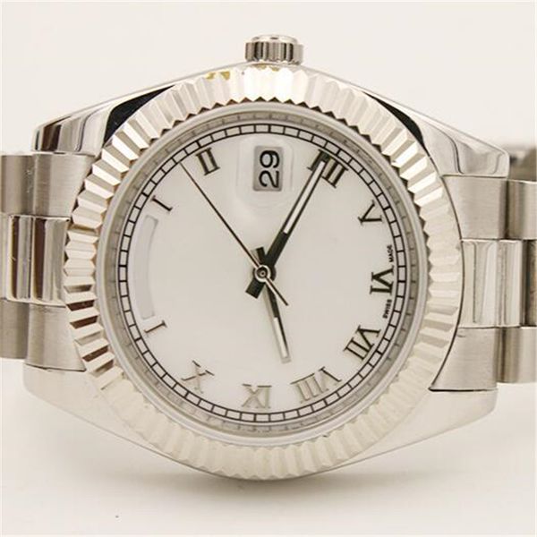 mens watch day date 40mm diamond face yellow gold big date automatic mechanical sapphire glass stainless steel wristwatches, Slivery;brown
mens watch day date 40mm diamond face yellow gold big date automatic mechanical sapphire glass stainless steel wristwatches, Slivery;brown
