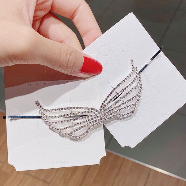 new women girls elegant shining crystal wing fork simple hairpins sweet headband hair clips barrettes fashion hair accessories
new women girls elegant shining crystal wing fork simple hairpins sweet headband hair clips barrettes fashion hair accessories