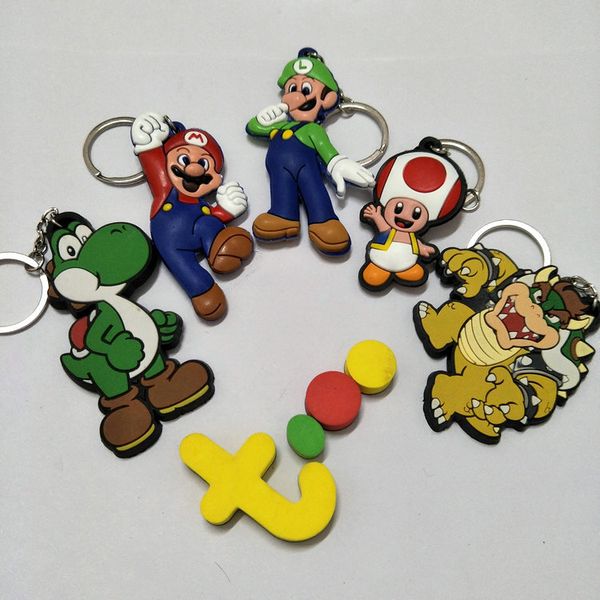 1pcs 6cm super mario yoshi anime key chain pvc figure keyring cute toys keychain keyholder birthday gift new, Silver
1pcs 6cm super mario yoshi anime key chain pvc figure keyring cute toys keychain keyholder birthday gift new, Silver