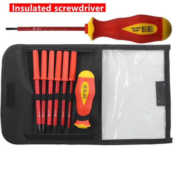 insulated screwdriver set 7 piece 1000v high voltage insulated electrician hand tool opening repair precision tool set
insulated screwdriver set 7 piece 1000v high voltage insulated electrician hand tool opening repair precision tool set