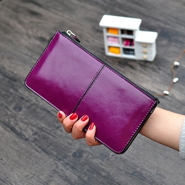 women wallets candy oil leather wallet long design day clutch casual lady cash purse women hand bag carteira lady phone bag, Red;black
women wallets candy oil leather wallet long design day clutch casual lady cash purse women hand bag carteira lady phone bag, Red;black