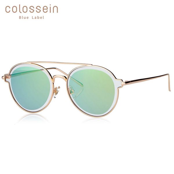 colossein pinglas round sunglasses women twin-beams glasses double pc lens brand designers clear lens non-polarized eyewear, Blue
colossein pinglas round sunglasses women twin-beams glasses double pc lens brand designers clear lens non-polarized eyewear, Blue