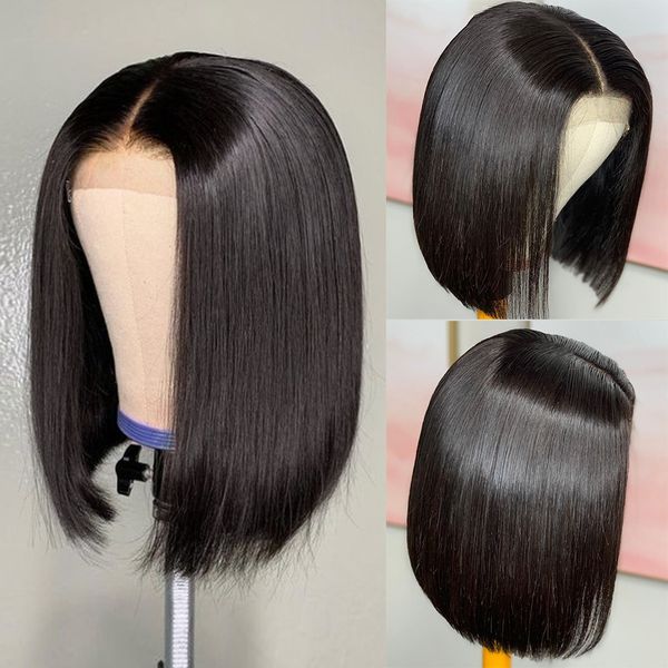 4x4 lace frontal wig straight bob lace front wigs brazilian lace front human hair wigs, Black
4x4 lace frontal wig straight bob lace front wigs brazilian lace front human hair wigs, Black