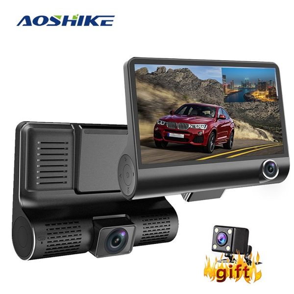 aoshike 4 inch car dvr 3 cameras lens dash camera with rear view camera video recorder auto registrator dash cam dual lens dvrs
aoshike 4 inch car dvr 3 cameras lens dash camera with rear view camera video recorder auto registrator dash cam dual lens dvrs