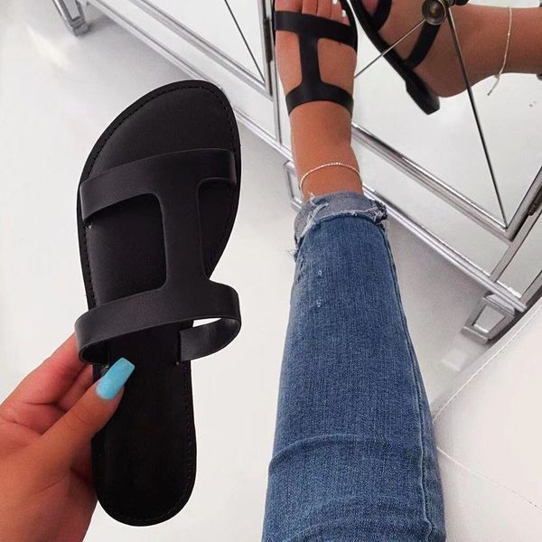shoes specifically for cross-border supply one word flat hollow out the shallow mouth in europe and the female sandals, Black
shoes specifically for cross-border supply one word flat hollow out the shallow mouth in europe and the female sandals, Black