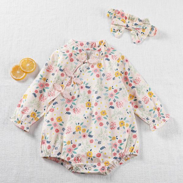 baby girl clothes baby bodysuit floral cheongsam style infant girls jumpsuit + headband autumn clothes, Blue
baby girl clothes baby bodysuit floral cheongsam style infant girls jumpsuit + headband autumn clothes, Blue