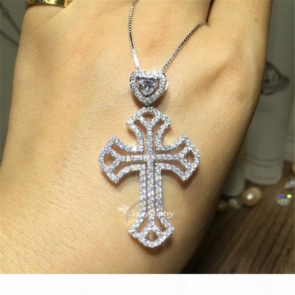 heart love big cross pendant necklace 925 sterling silver 5a zircon cz party wedding cross pendant for women men jewelry
heart love big cross pendant necklace 925 sterling silver 5a zircon cz party wedding cross pendant for women men jewelry