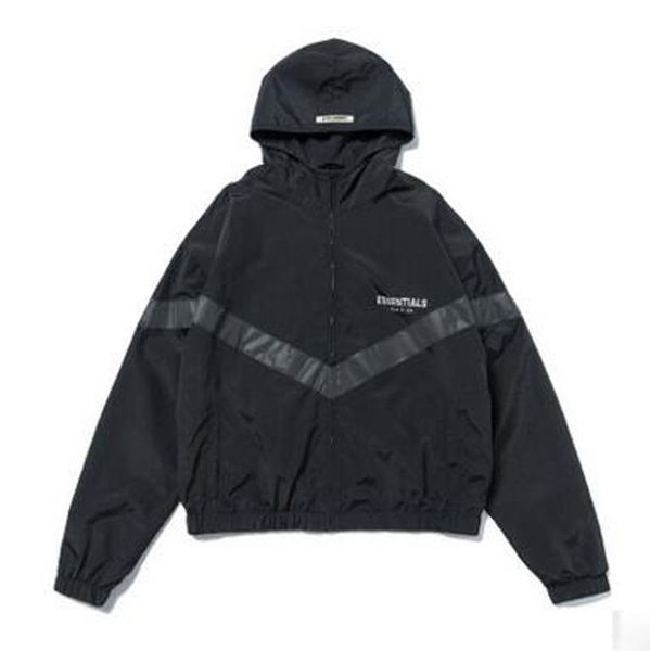 new arrival fear of god fog essentials 3m reflective windbreaker hooded jackets men women casual street hip hop coat fashion spring outwear, Black;brown
new arrival fear of god fog essentials 3m reflective windbreaker hooded jackets men women casual street hip hop coat fashion spring outwear, Black;brown