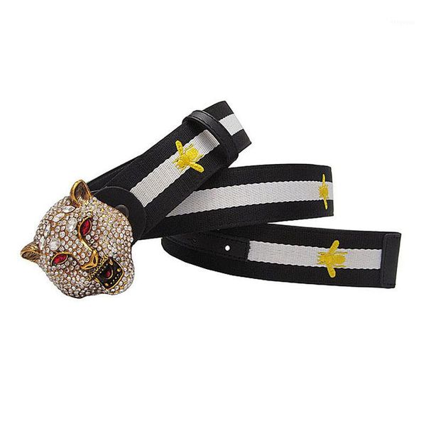mens western rhinestone leopard head buckle tiger print leather belt fashion business belts gift with jeans, Black;brown
mens western rhinestone leopard head buckle tiger print leather belt fashion business belts gift with jeans, Black;brown