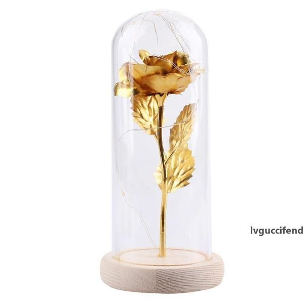 eternal flower gold foil rose led luminous glass cover flowers gift wedding decoration party rose flower immortality
eternal flower gold foil rose led luminous glass cover flowers gift wedding decoration party rose flower immortality
