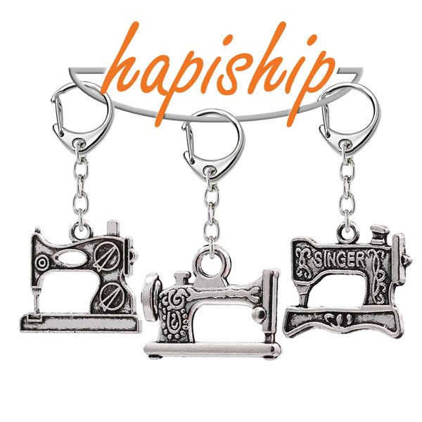 hapiship 2020 new women/men's fashion vintage sewing machine key chains key rings alloy charms gift ysdy155, Silver
hapiship 2020 new women/men's fashion vintage sewing machine key chains key rings alloy charms gift ysdy155, Silver
