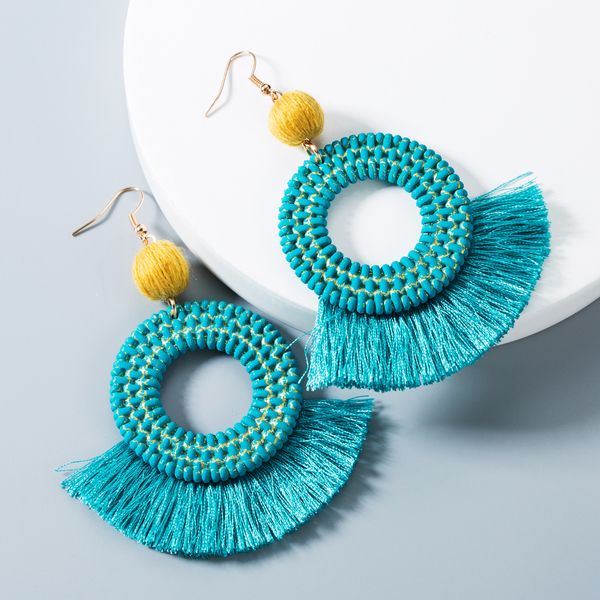 fringed earrings european and american fashion imitation bamboo ring fan-shaped fringe earrings female bohemian fashion street earrings, Golden
fringed earrings european and american fashion imitation bamboo ring fan-shaped fringe earrings female bohemian fashion street earrings, Golden