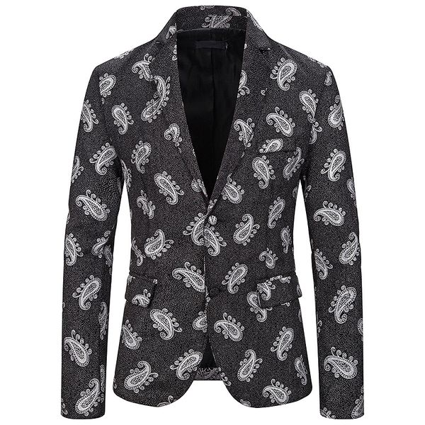 fashion paisley print blazer jacket men bronzing slim fit nightclub bar suit blazer male wedding stage singer masculino, White;black
fashion paisley print blazer jacket men bronzing slim fit nightclub bar suit blazer male wedding stage singer masculino, White;black
