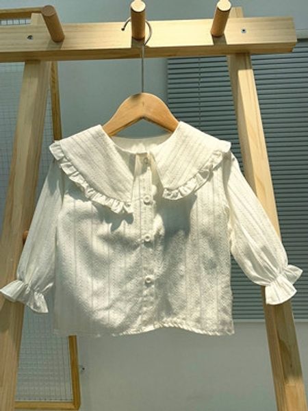 girl shirt long-sleeved kid western style white lotus collar baby base baby shirt korean style, White;black
girl shirt long-sleeved kid western style white lotus collar baby base baby shirt korean style, White;black