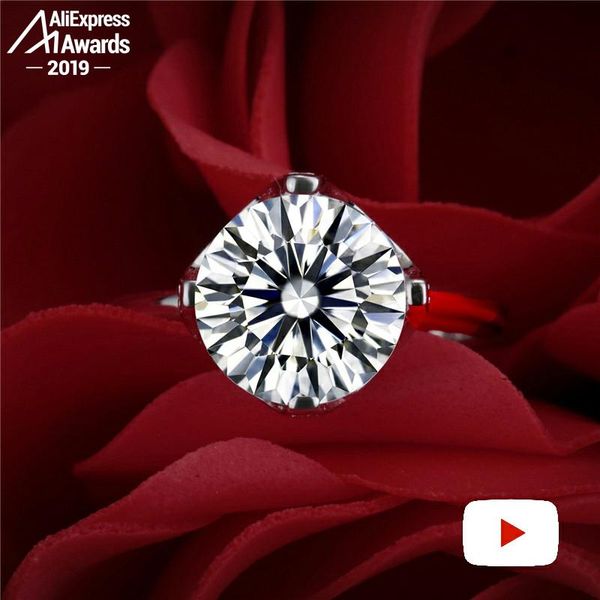 10mm 3.6 round cut diamond ring 6.18 sale s925 sterling silver fine wedding proposal anniversary yes i do engagement, Golden;silver
10mm 3.6 round cut diamond ring 6.18 sale s925 sterling silver fine wedding proposal anniversary yes i do engagement, Golden;silver